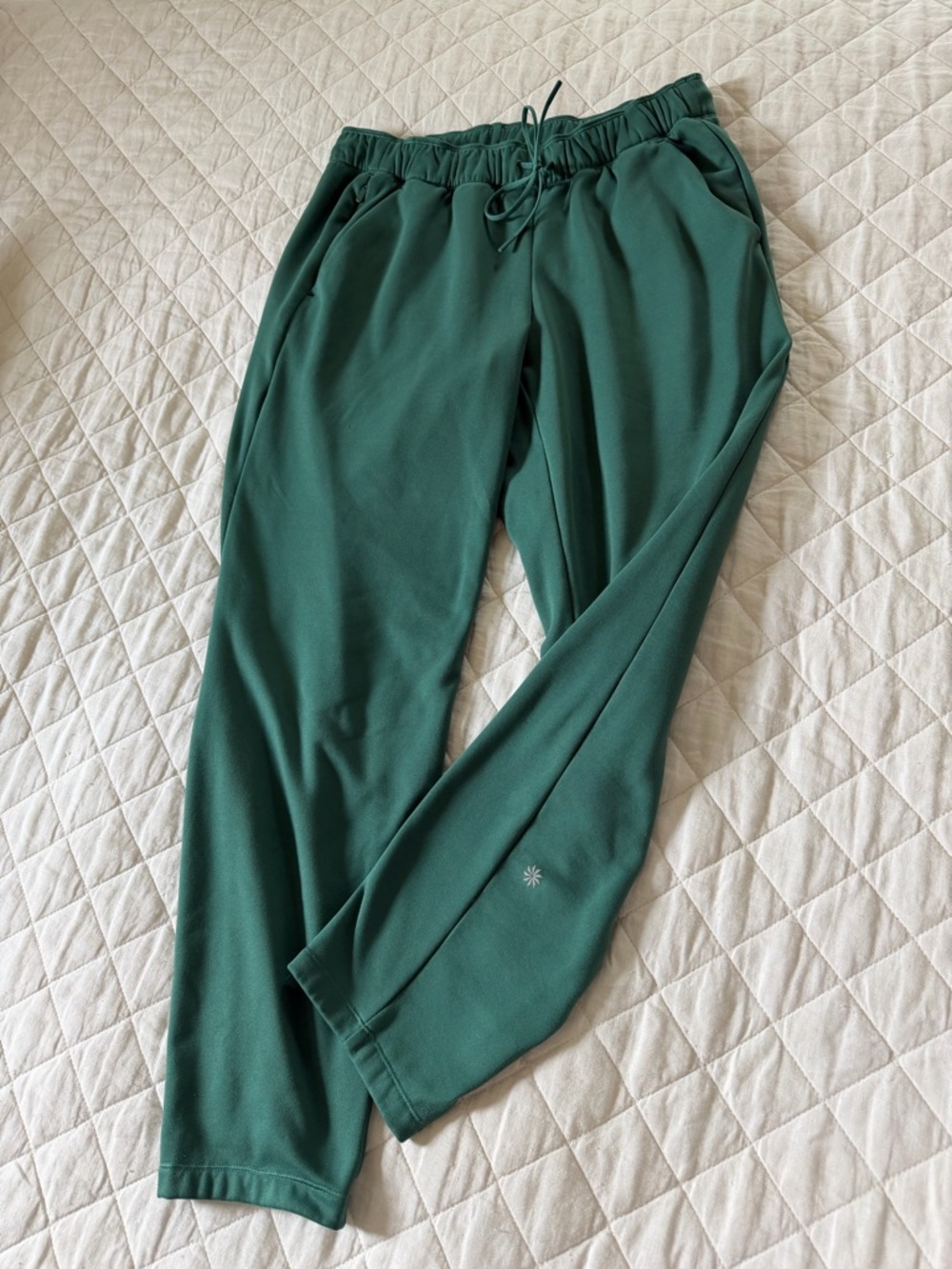 Athleta Trillium green Unstoppable Elastic Waist Joggers EUC - Picture 6 of 7
